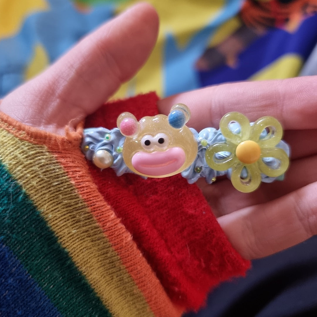 Beginner's Decoden Hairclips (Blue Shades!)