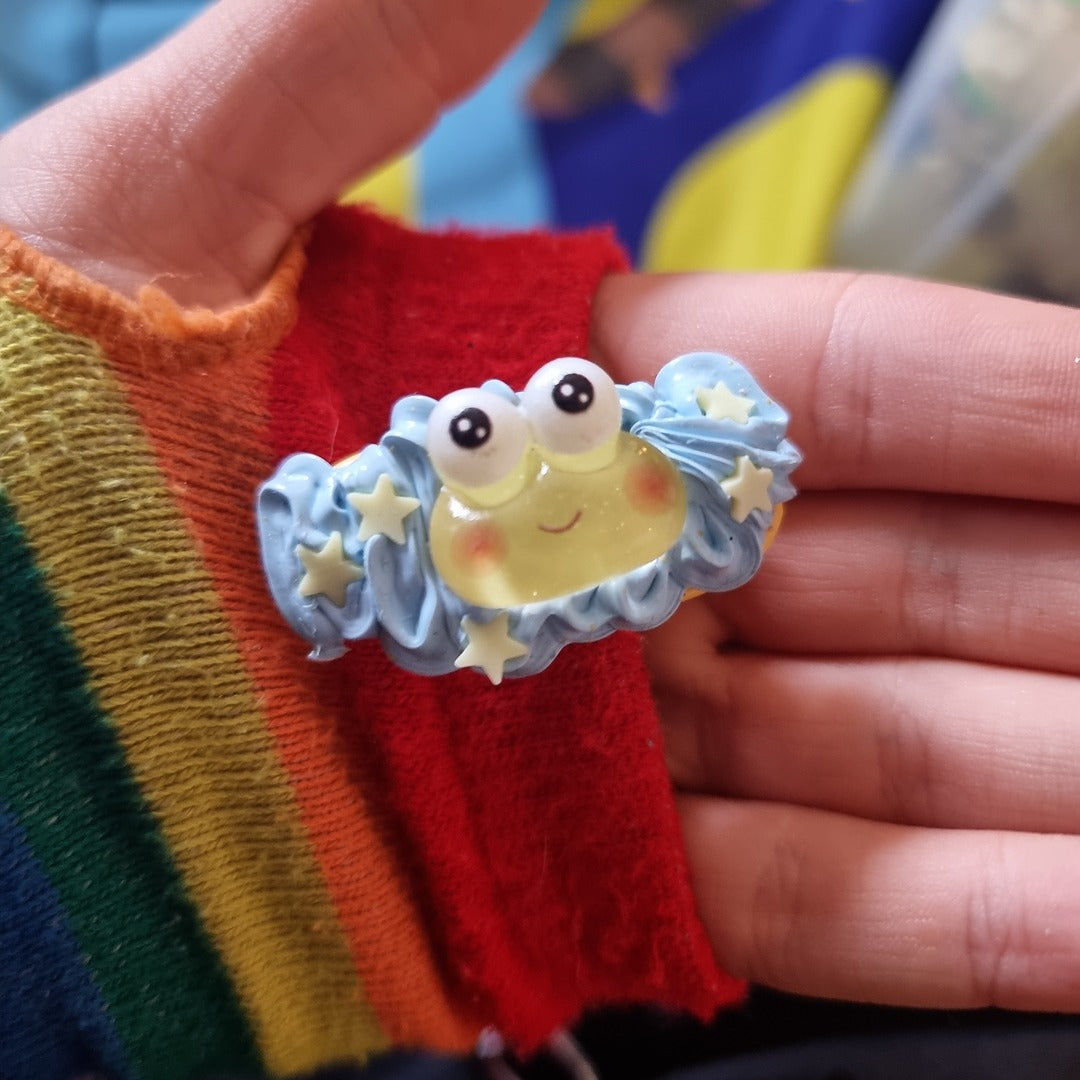 Beginner's Decoden Hairclips (Blue Shades!)
