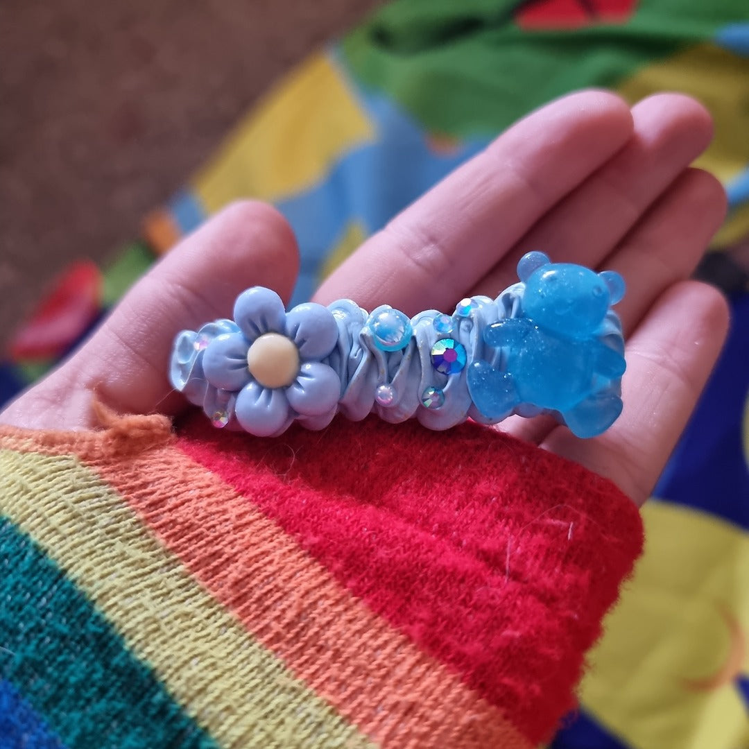Beginner's Decoden Hairclips (Blue Shades!)
