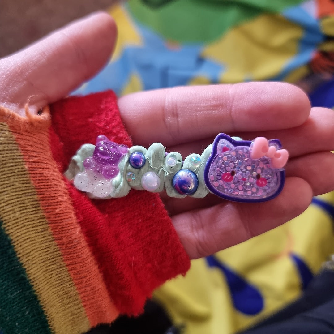 Beginner's Decoden Hairclips (Minty Green Shades!)