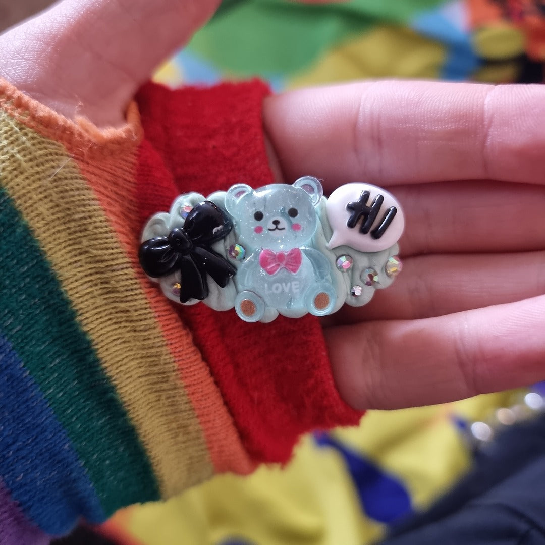 Beginner's Decoden Hairclips (Minty Green Shades!)