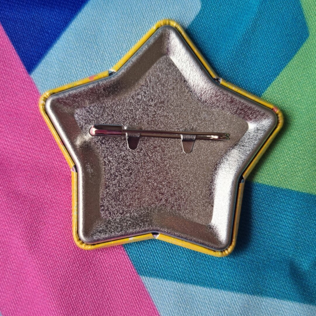 'if you can read this, you can read!' Glittery Star Badge