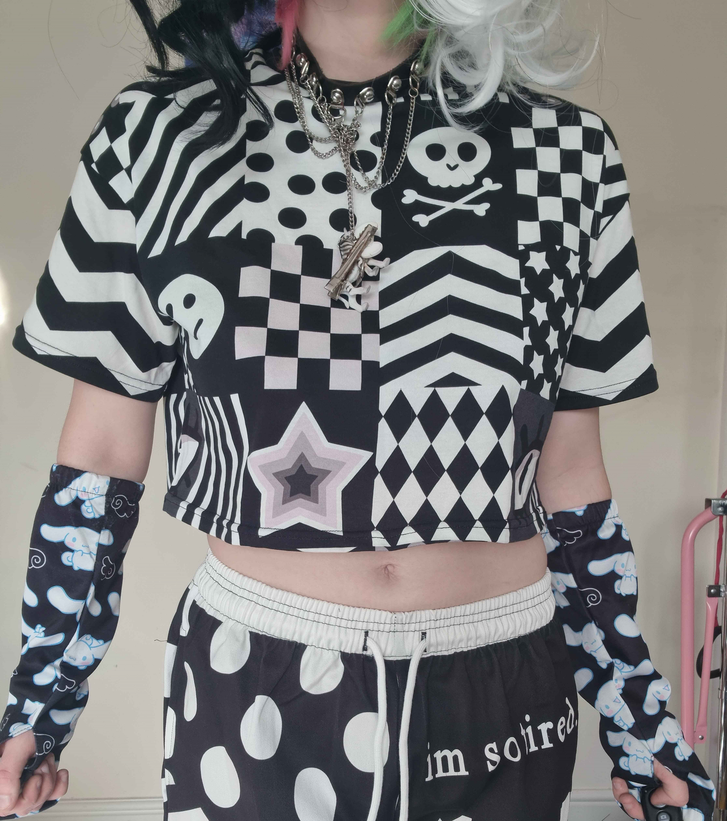 DARK Egotistical Chaos Crop Top