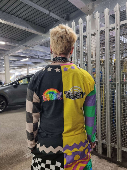 Arcade Power-cut Long Sleeve Top