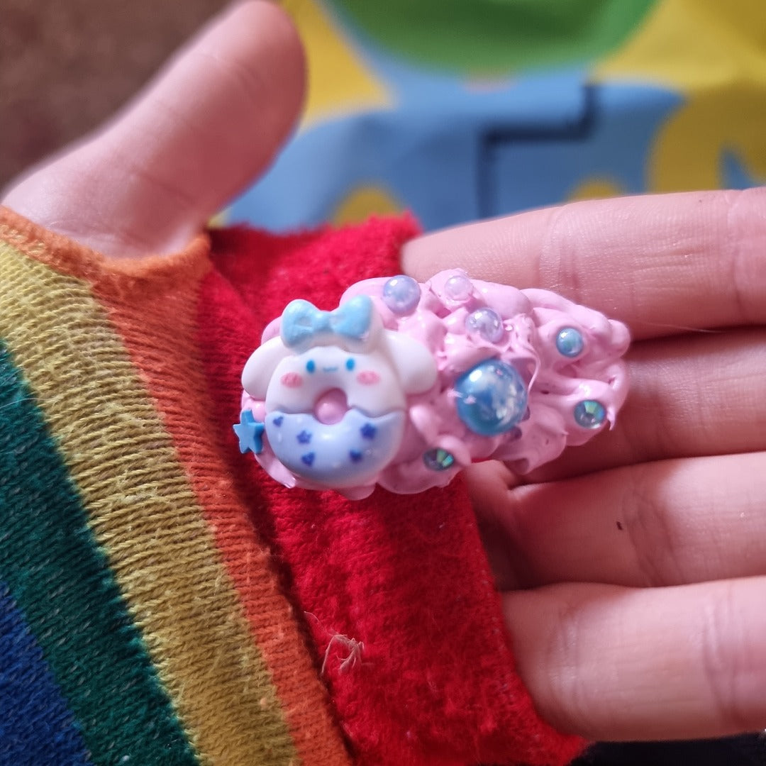 Beginner's Decoden Hairclips (Pink/Purple Shades!)