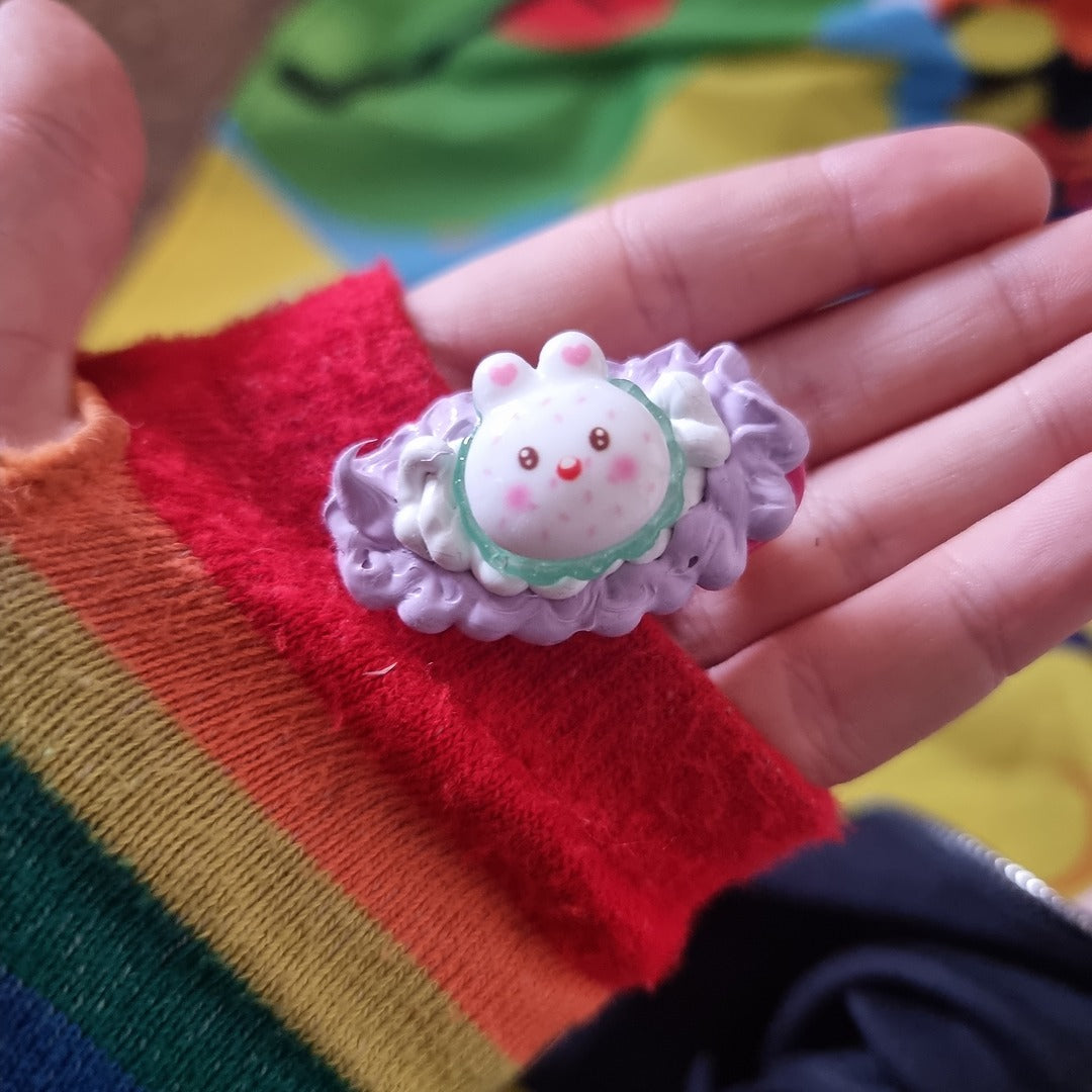 Beginner's Decoden Hairclips (Pink/Purple Shades!)