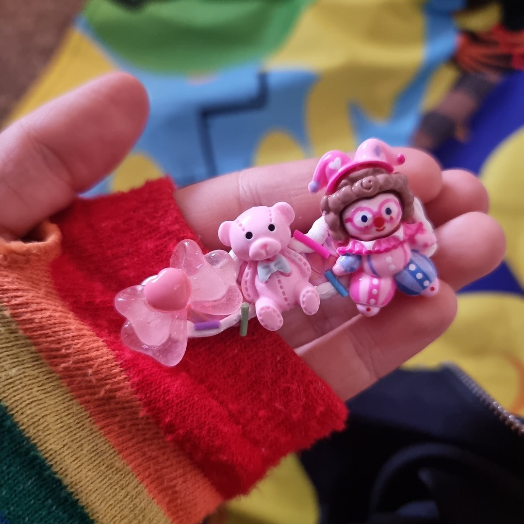Beginner's Decoden Hairclips (Pink/Purple Shades!)