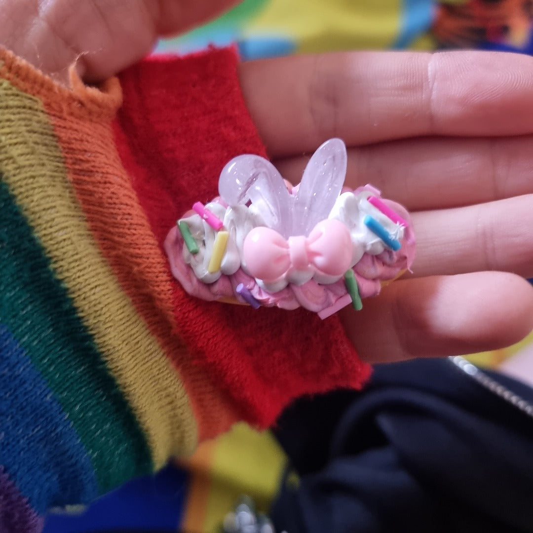 Beginner's Decoden Hairclips (Pink/Purple Shades!)