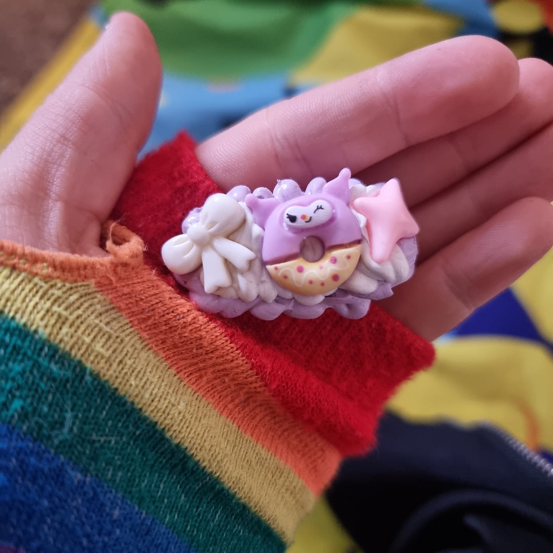 Beginner's Decoden Hairclips (Pink/Purple Shades!)