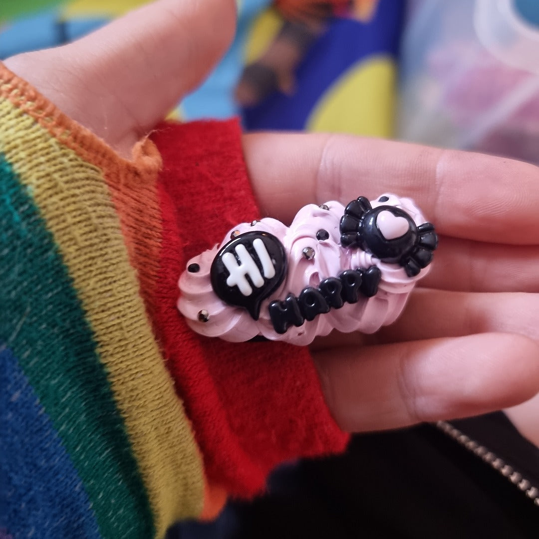 Beginner's Decoden Hairclips (Pink/Purple Shades!)