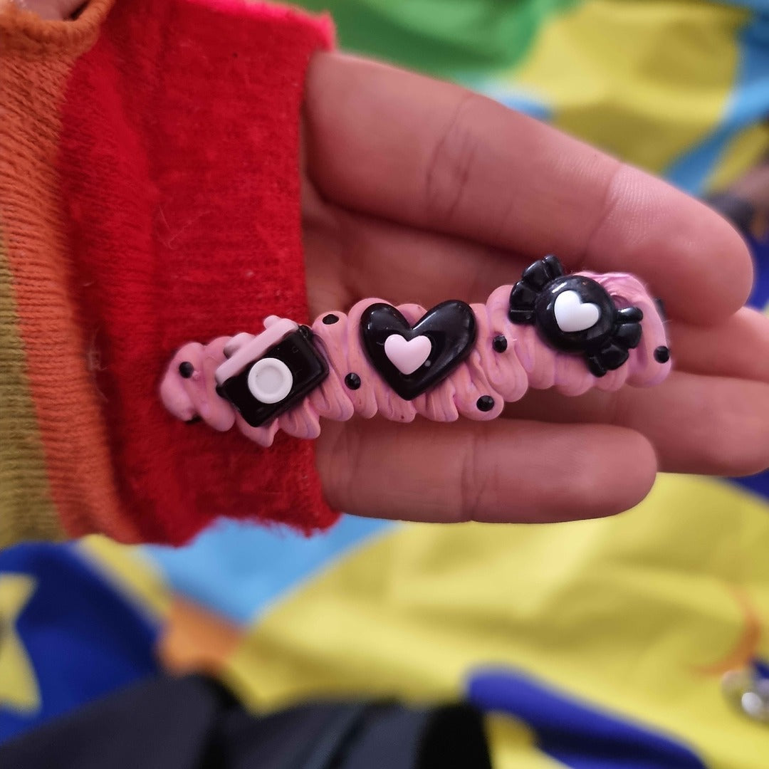 Beginner's Decoden Hairclips (Pink/Purple Shades!)