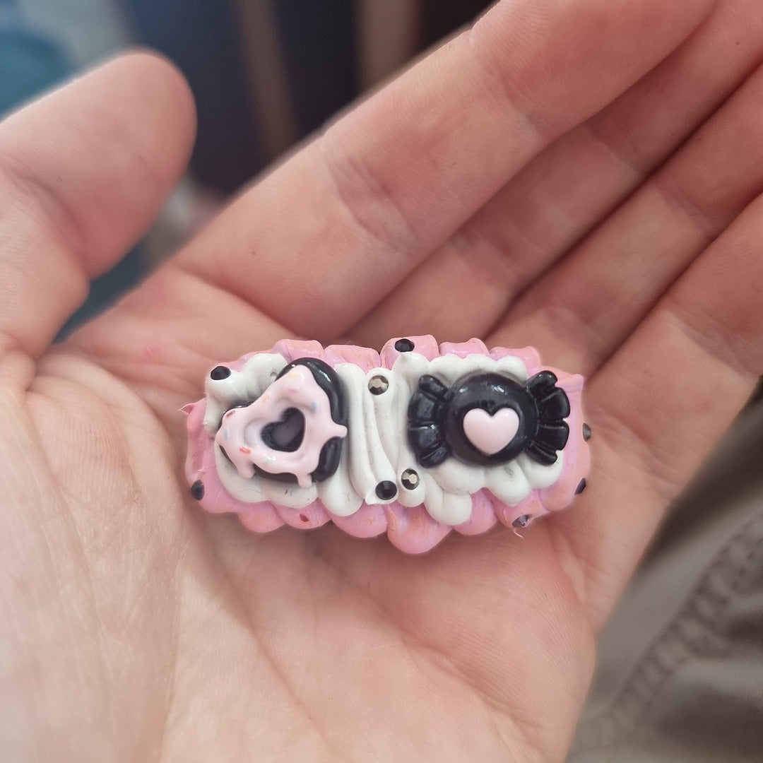 Beginner's Decoden Hairclips (Pink/Purple Shades!)