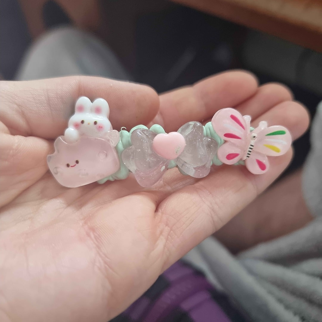 Beginner's Decoden Hairclips (Pink/Purple Shades!)