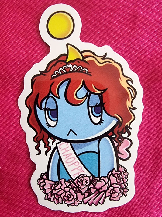 'Chao'-ppell Roan Sonic Vinyl Sticker
