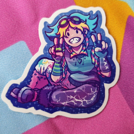 Chill Lil' Alt Dude Vinyl Sticker