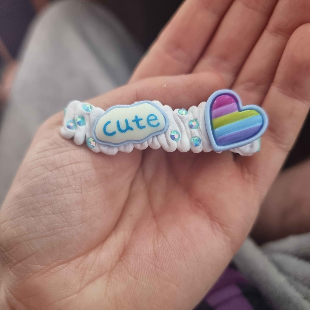 Beginner's Decoden Hairclips (Pink/Purple Shades!)