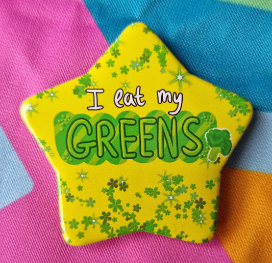 'I eat my greens' Star Badge