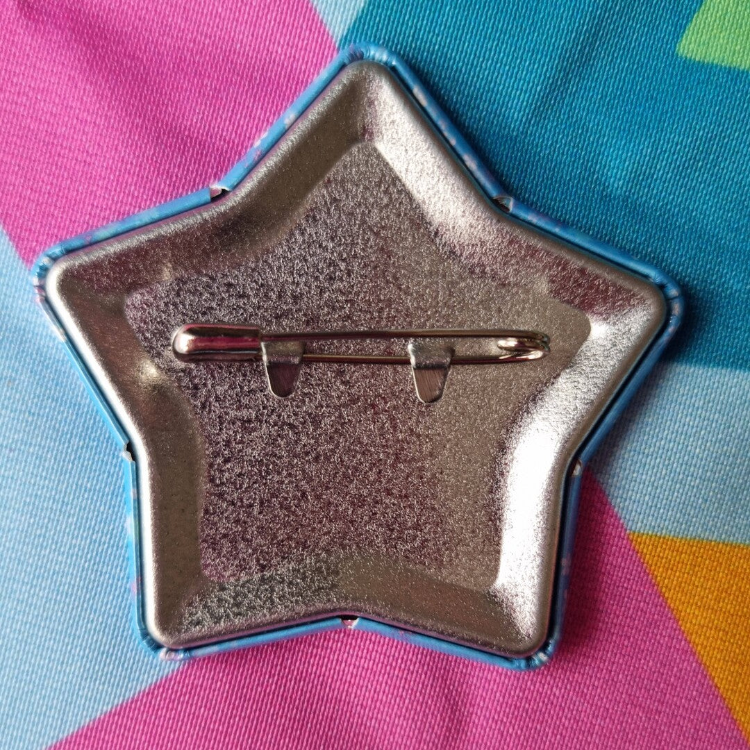'I survived unrestricted internet access' Glittery Star Badge