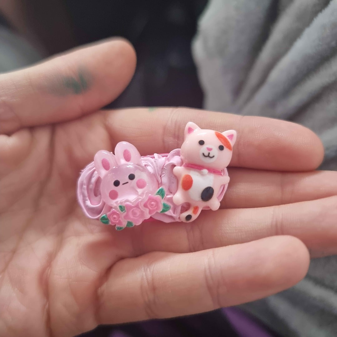 Beginner's Decoden Hairclips (Pink/Purple Shades!)