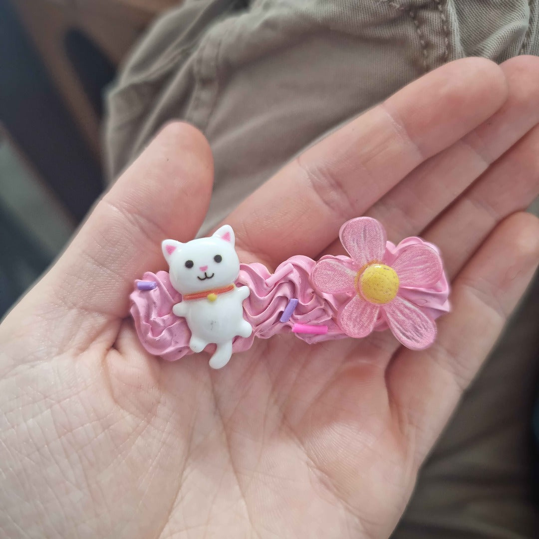 Beginner's Decoden Hairclips (Pink/Purple Shades!)