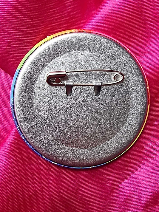 No.1 PP Face Holographic Button Badge