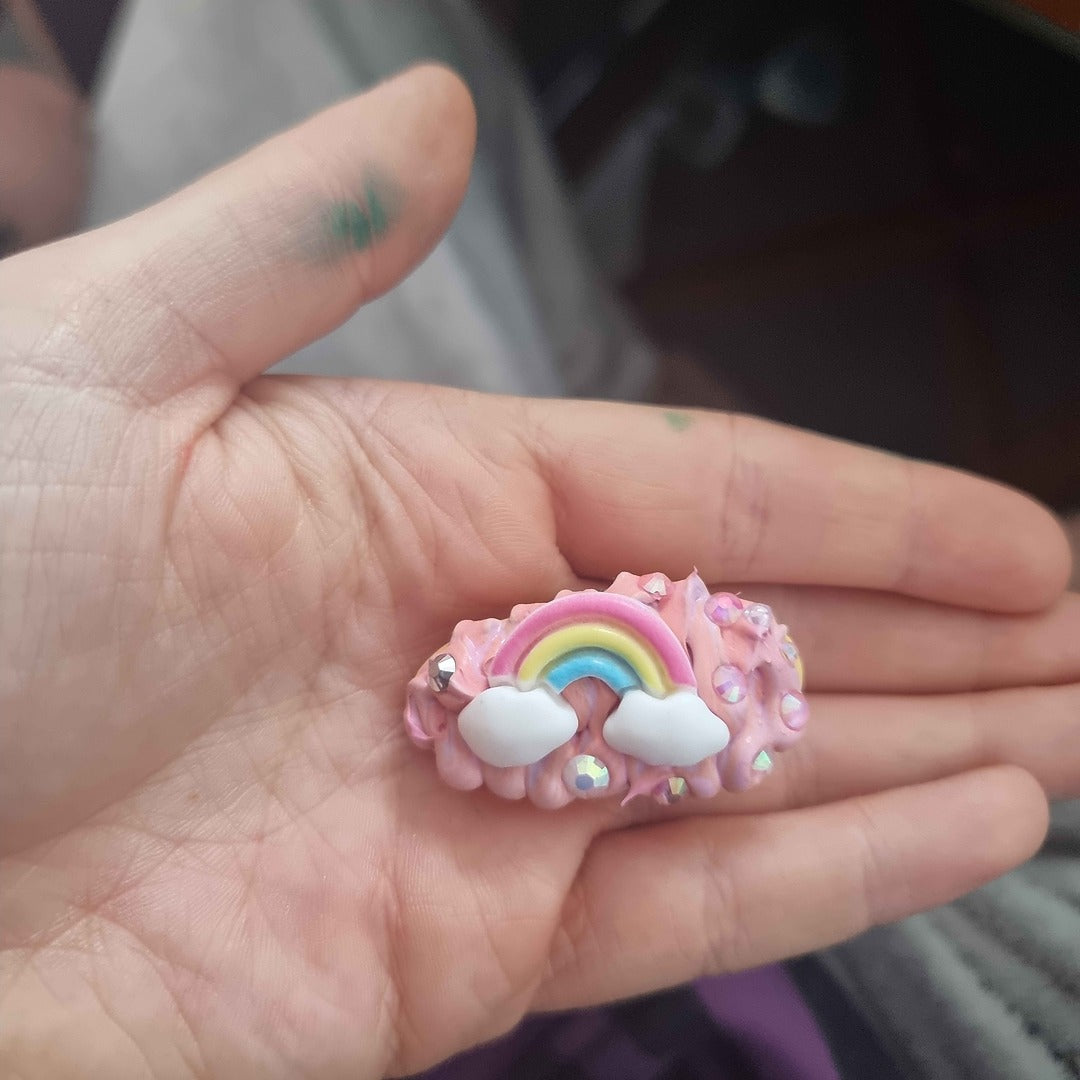 Beginner's Decoden Hairclips (Pink/Purple Shades!)